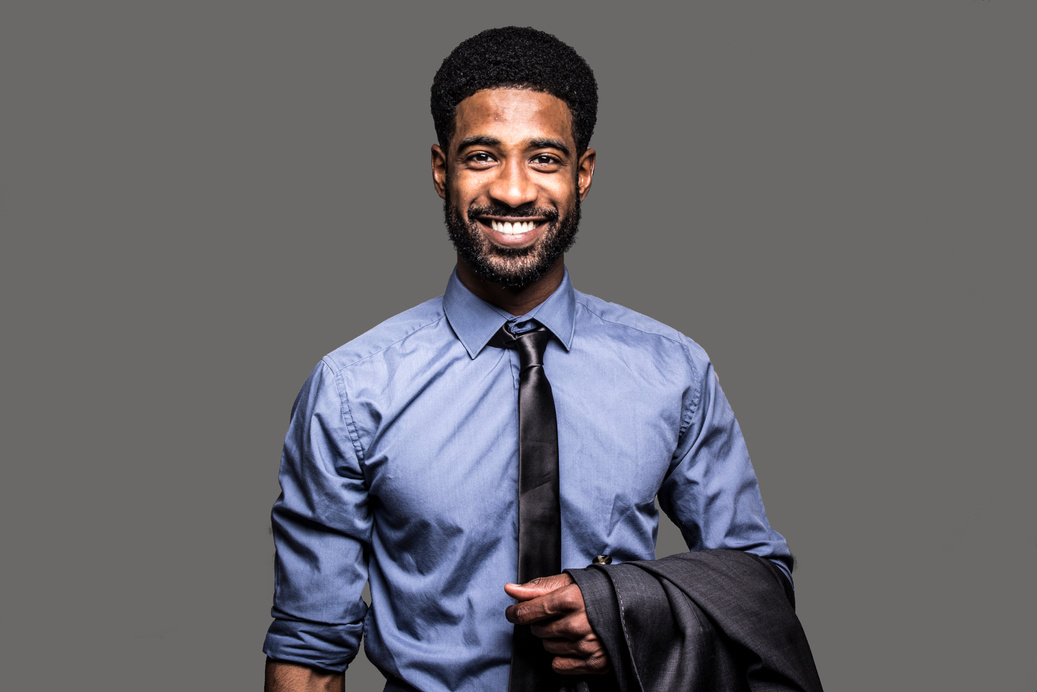 Portrait of a Man Wearing a Corporate Attire 